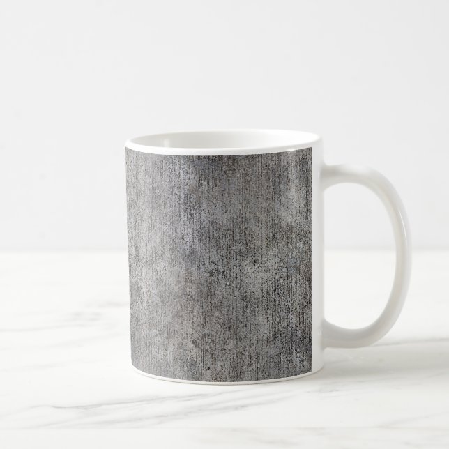 Weathered Grey Cement Sidewalk Coffee Mug (Right)