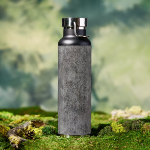Weathered Grey Cement Sidewalk Water Bottle