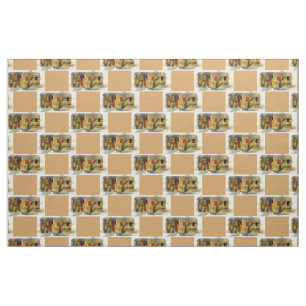 Weathered gypsy caravan Thunder_Cove any colour Fabric