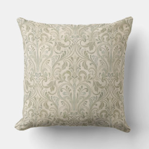 Weathered Linen Floral Texture Cushion