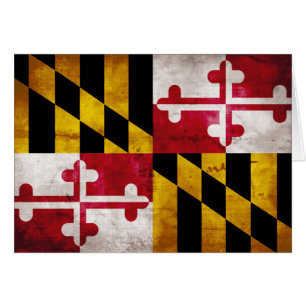 Weathered Maryland Flag