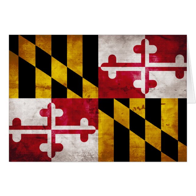 Weathered Maryland Flag (Front Horizontal)