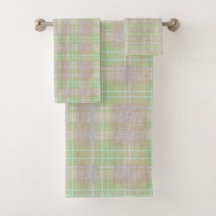 Weathered Neutral Sage Plaid