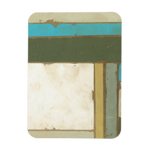 Weathered Panel Painting by Jennifer Goldberger Magnet