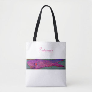 weathered red-eyed fish tote bag