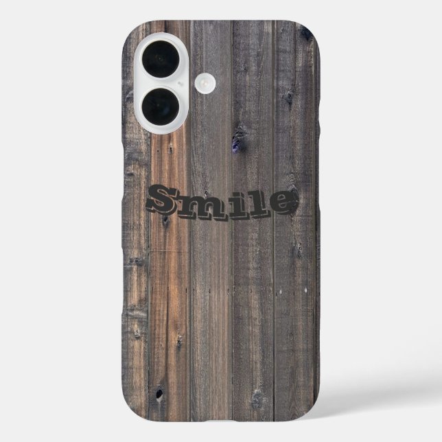 Weathered Redwood Fence Closeup Photo  Case-Mate iPhone Case (Back)
