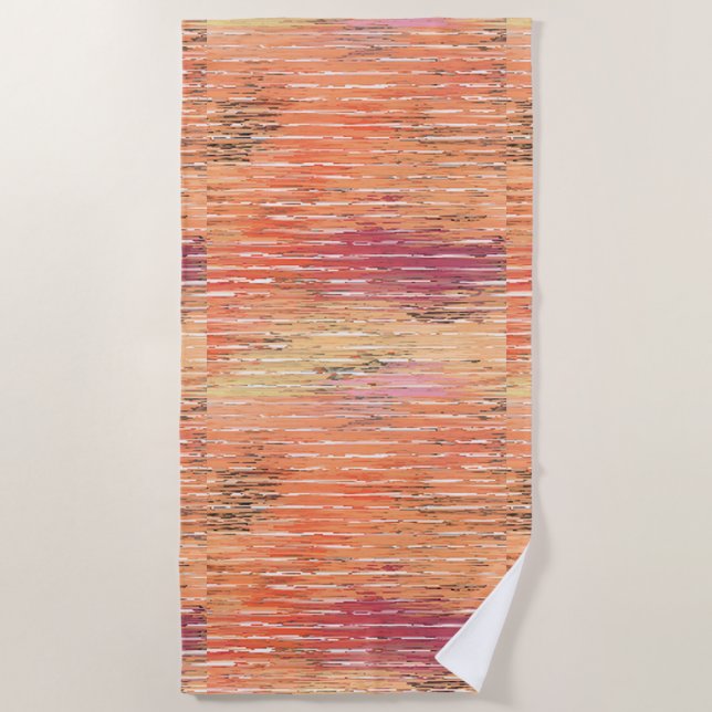 Weathered Reed Blind beach towel (Front)