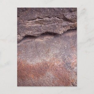 Weathered Rock Layers in Athens, Georgia Postcard