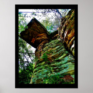 Weathered Rocks Poster