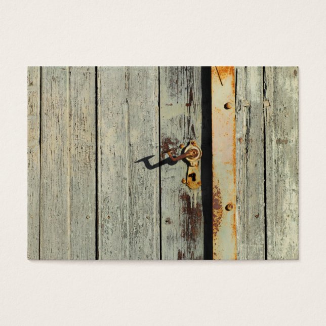 Weathered Rusty Door Handle (Front)