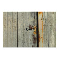 Weathered Rusty Door Handle
