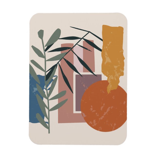 Weathered Shapes And Stalks Magnet (Vertical)