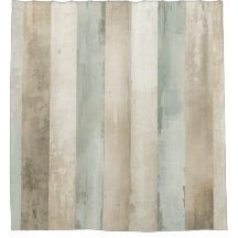 Weathered Soft Blue Tan Brown White Rustic Stripe