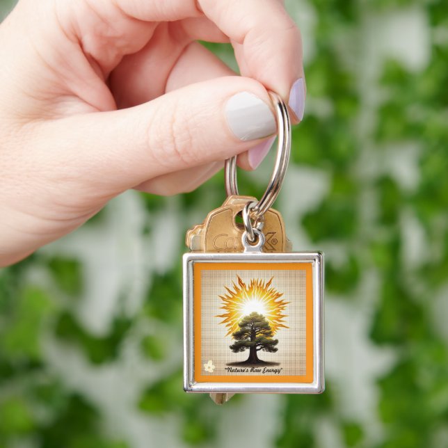 "Weathered Tree" Key Ring (Hand)