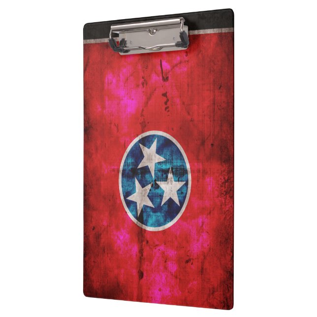 Weathered Vintage Tennessee State Flag Clipboard (Left)