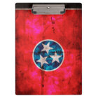 Weathered Vintage Tennessee State Flag
