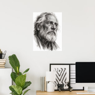 Weathered Wisdom Poster
