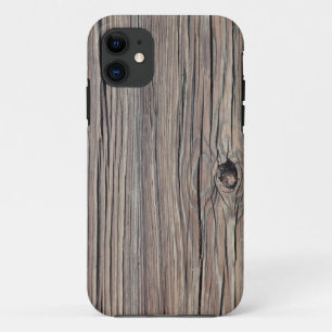 Weathered Wood Background - Customised iPhone 11 Case