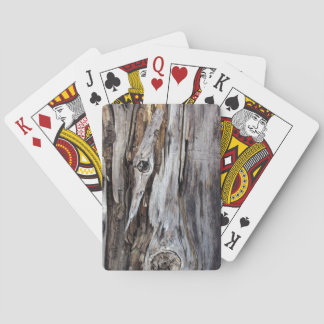 Weathered Wood Distressed Playing Cards