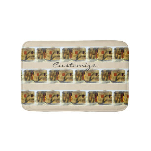Weathered wood gypsy caravan bath mat