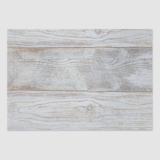 Weathered Wood Look Tissue Paper (Front)