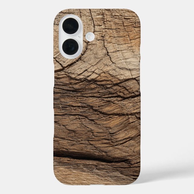 Weathered Wood Texture Phone Case (Back)