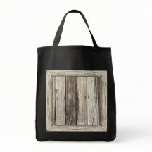 "Weathered Wood" Tote Bag: Choose Size/Style