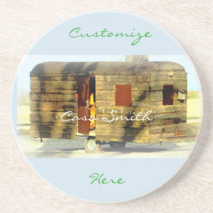 Weathered wood travel trailer Thunder_Cove Coaster