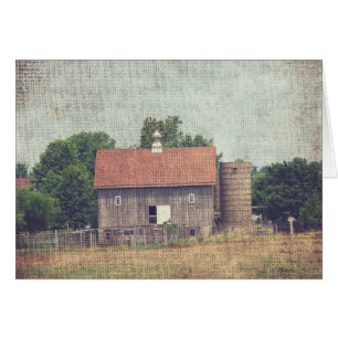 Weathered Wooden Barn