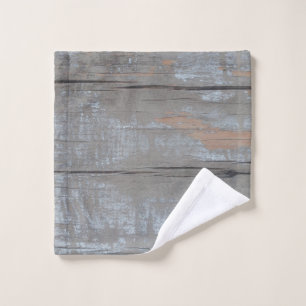 weathered wooden planks  wash cloth