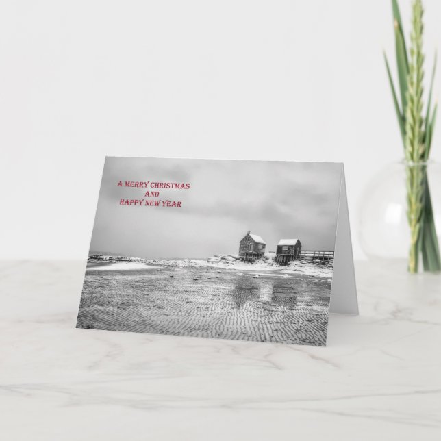 Weathering Shacks Christmas Card (Front)