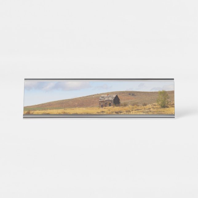 Weathering the Stillness  Desk Name Plate (Front)