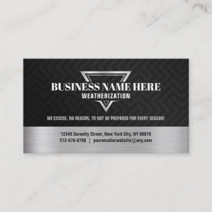 Weatherization Business Cards