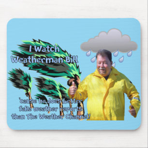 Weatherman Bill Mouse Pad