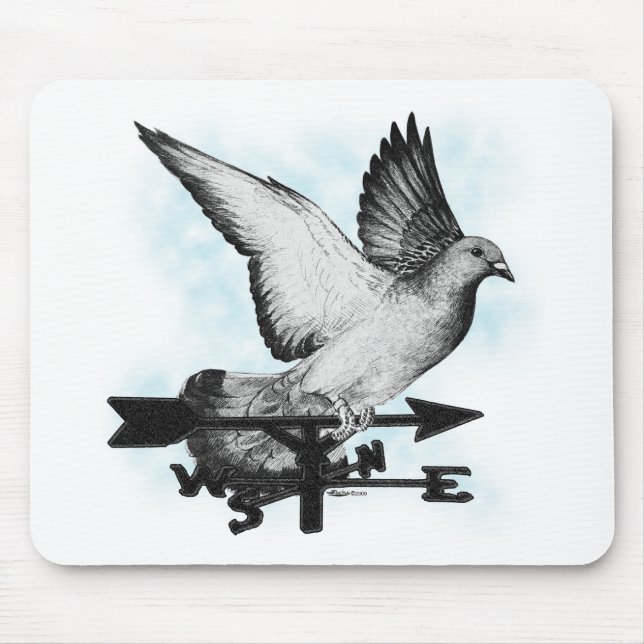 Weathervane Homer2 Mouse Pad (Front)