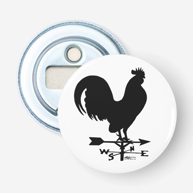 Weathervane Rooster Bottle Opener (Front)