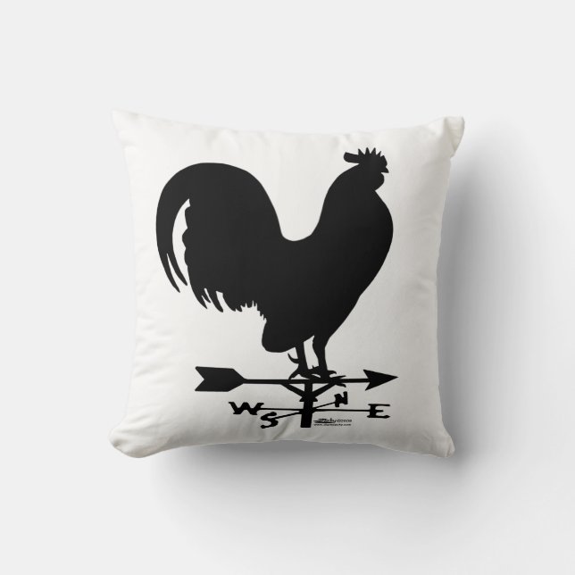 Weathervane Rooster Cushion (Front)