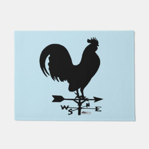 Weathervane Rooster Doormat