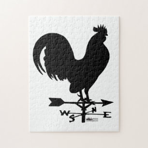 Weathervane Rooster Jigsaw Puzzle
