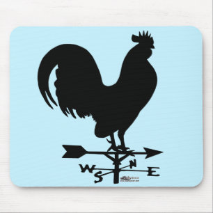 Weathervane Rooster Mouse Pad