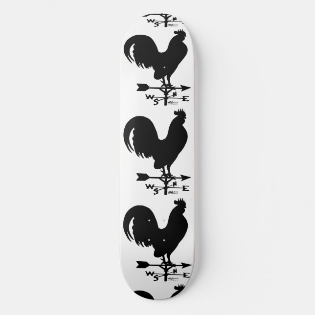 Weathervane Rooster Skateboard (Front)
