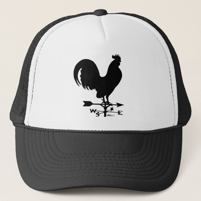 Weathervane Rooster Trucker Hat (Front)