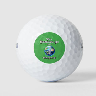 Weathr Shapes Life. World Meteorological Day. Golf Balls