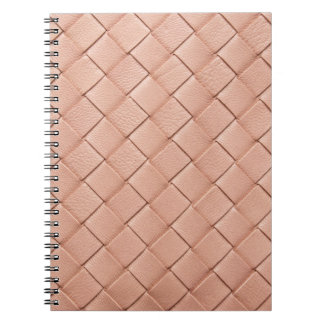 Weave Leather Texture Background Design Notebook