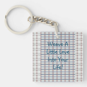 Weave Love Key Ring