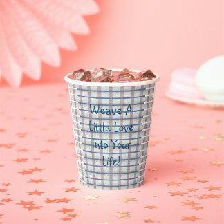 Weave Love Paper Cups
