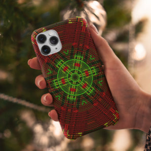 Weave Mandala Red and Green