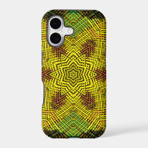 Weave Mandala Yellow Green and Orange
