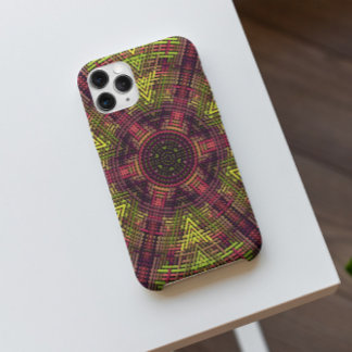 Weave Mandala Yellow Pink and Purple iPhone 11 Case