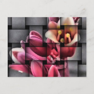 weave me a flower postcard